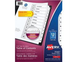 Avery Intercalaires Ready Index®