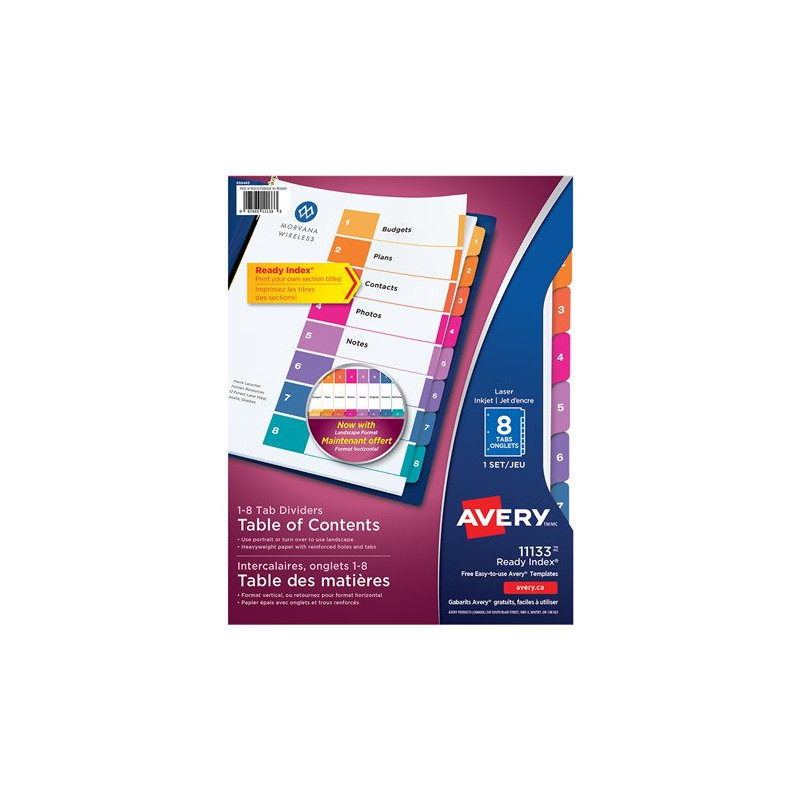 Avery Intercalaires Ready Index®