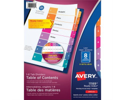 Avery Intercalaires Ready Index®