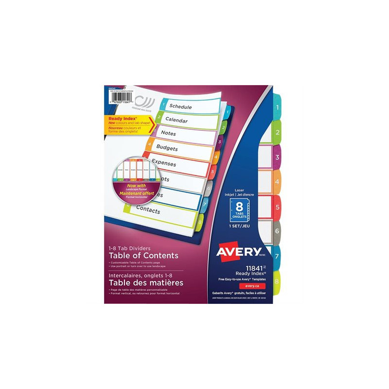 Avery Intercalaires Ready Index®