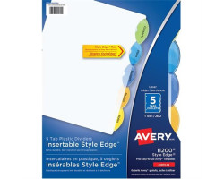 Avery Intercalaires Style Edge