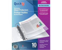 QuickFit Pochette protectrice épaisseur économique