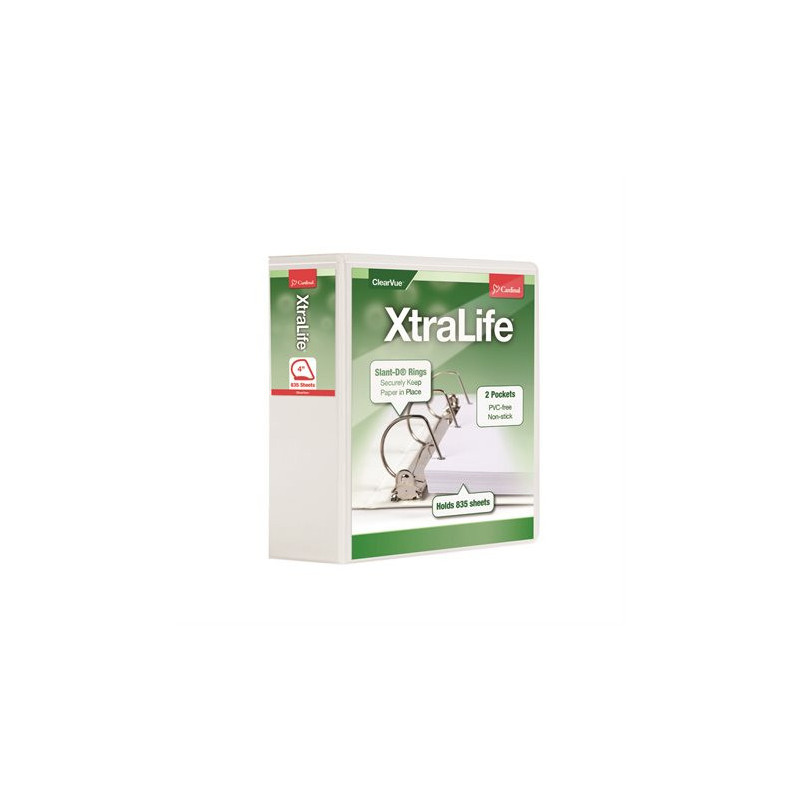 Cardinal Reliure XtraLife® ClearVue® Locking Slant-D®