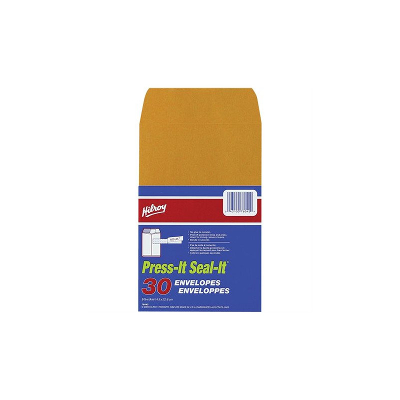 Hilroy Enveloppe kraft Press-it Seal-it®