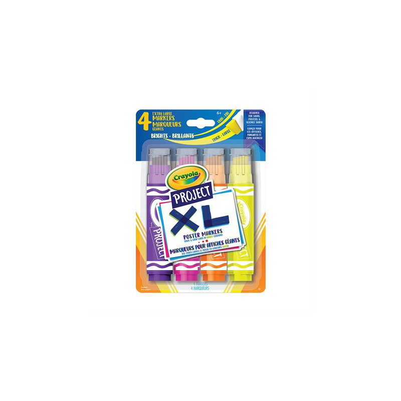 Crayola Marqueurs géants projet XL