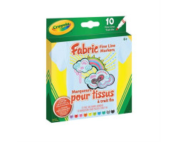 Crayola Marqueurs pour tissus à trait fin