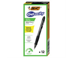 Bic Stylos à bille roulante rétractable Gel-Ocity™ Original