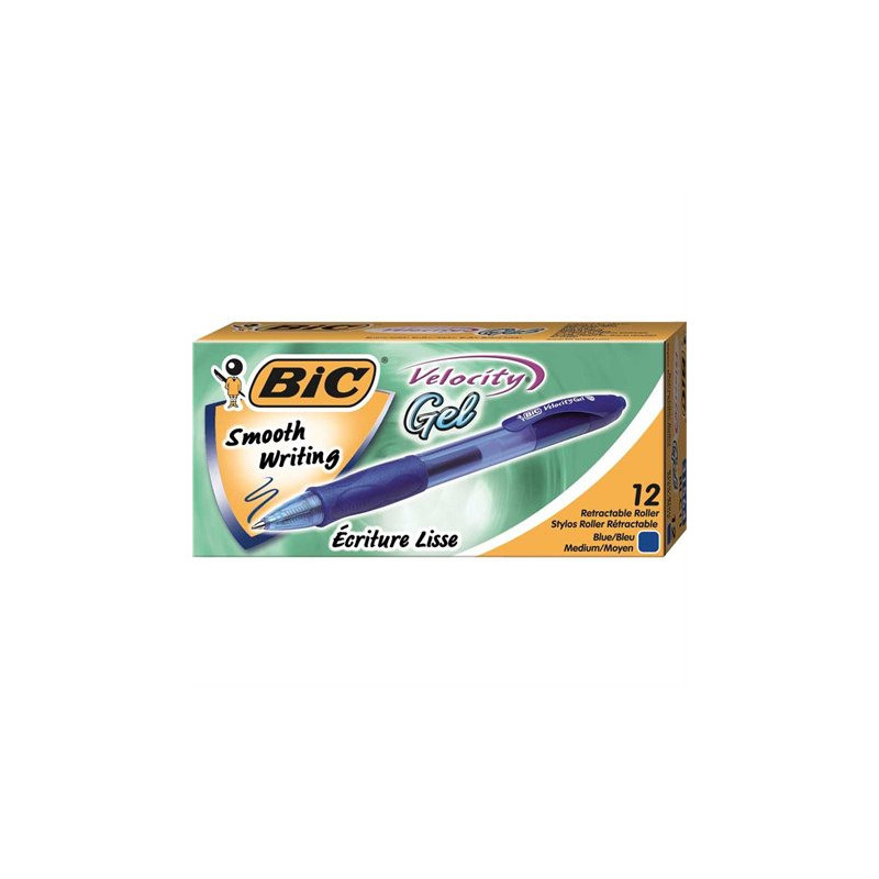 Bic Stylos à bille roulante rétractable Gel-Ocity™ Original