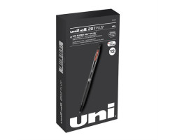 Uniball Stylo à bille roulante rétractable 207 Plus