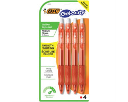 Bic Stylos à bille roulante rétractable Gel-Ocity™ Original