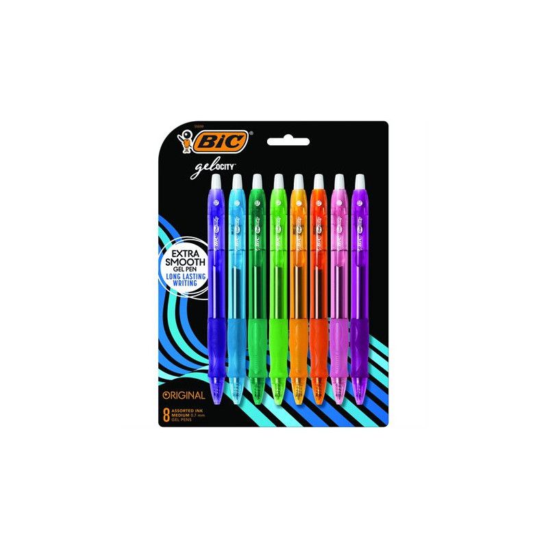 Bic Stylos gel rétractables Gel-ocity