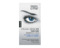 SWISS O PAR Teinture sourcils et cils, 12 unités