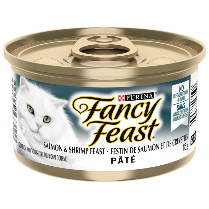 Fancy Feast Nourriture humide au saumon et crevettes…