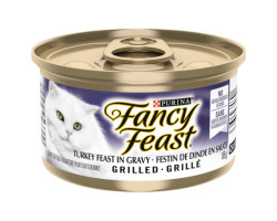 Wet food with grilled turkey in…