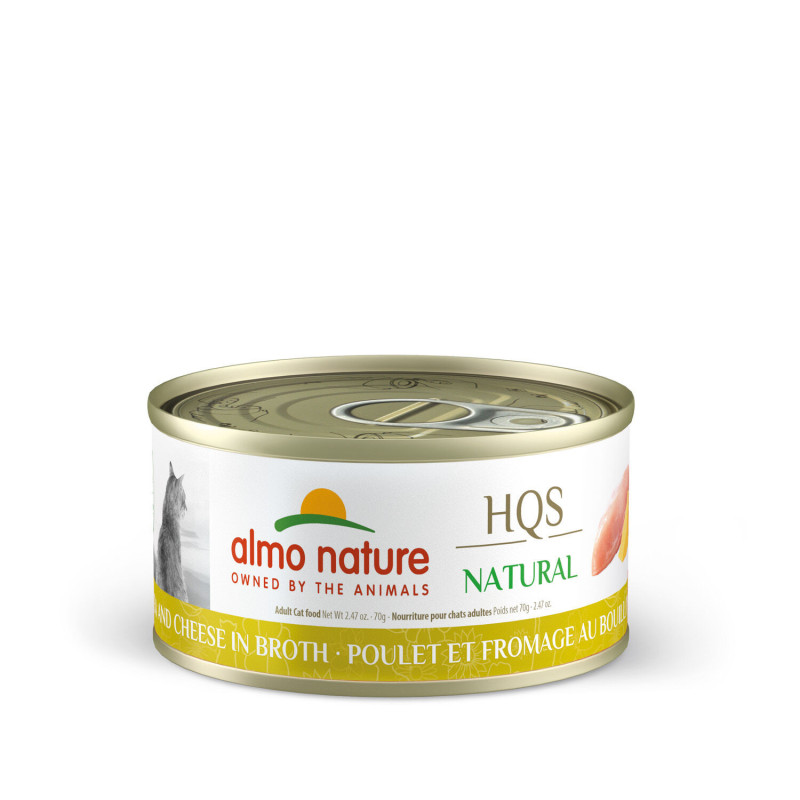 Almo Nature Conserve au fromage et poulet pour chat …