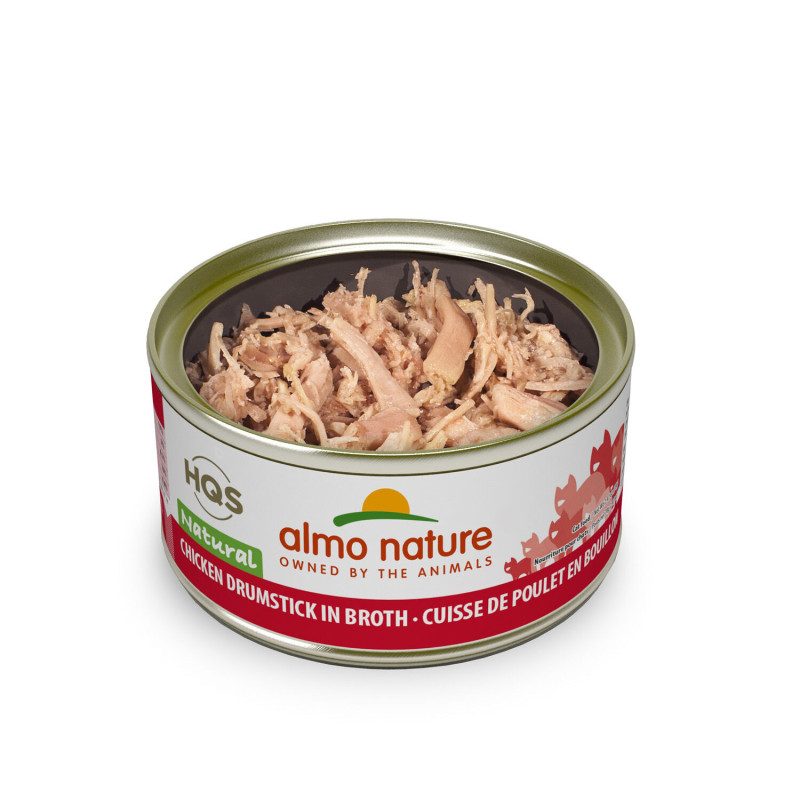 Almo Nature Nourriture humide cuisse de poulet en bo…