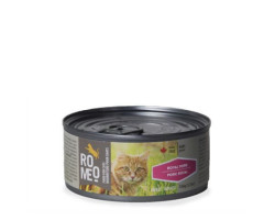 Romeo Nourriture humide pour chats, porc royal