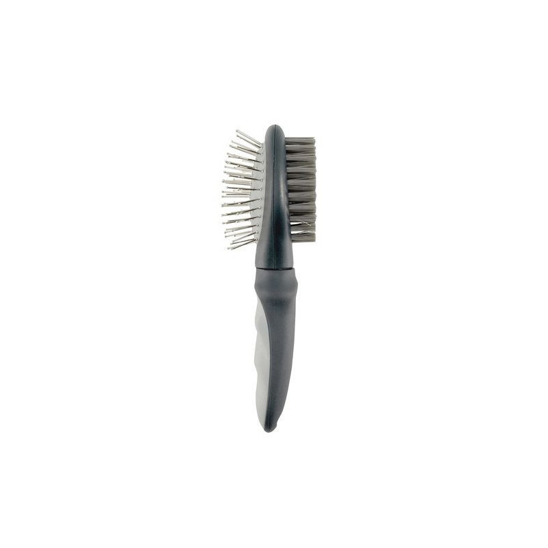 Brosse 2 en 1, poils de nylon/aiguilles d’acier, petite – Essentials Le Salon