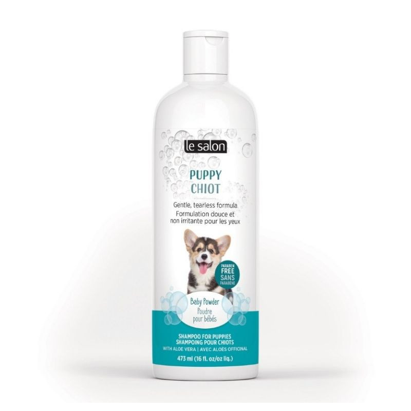 Shampoing Le Salon pour chiots, parfum de poudre pour bébés, 473 ml