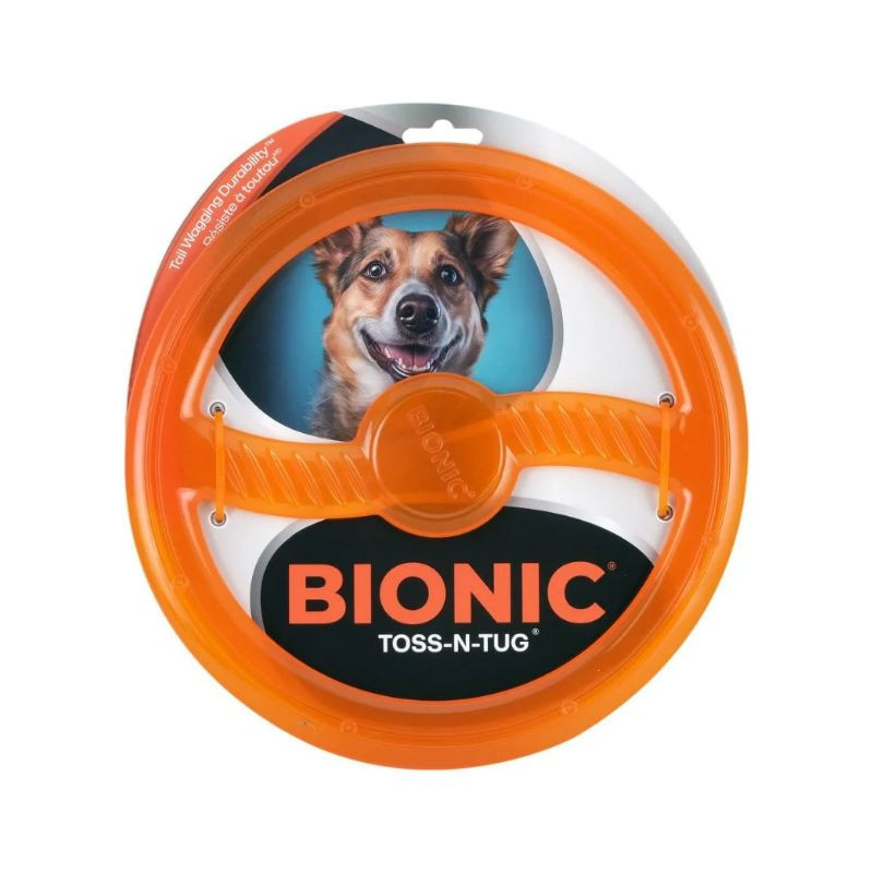 Jouet Anneau « Bionic » en Caoutchouc Résistant pour Chiens