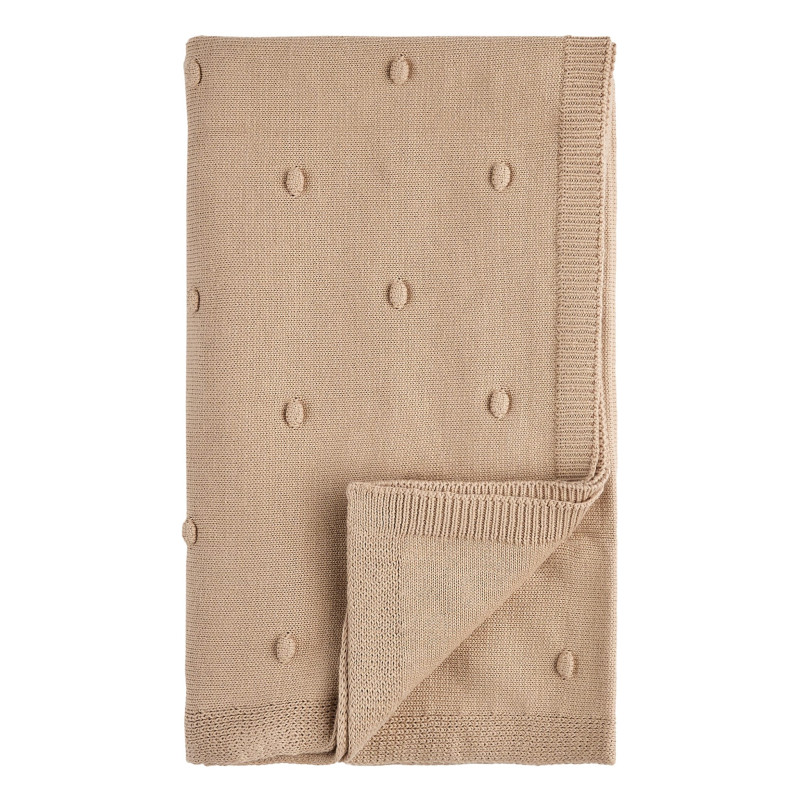 Firsts par Petit Lem Couverture Tricot Beige