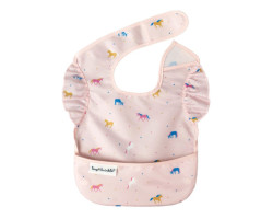 Printed bib - Unicorn Confetti