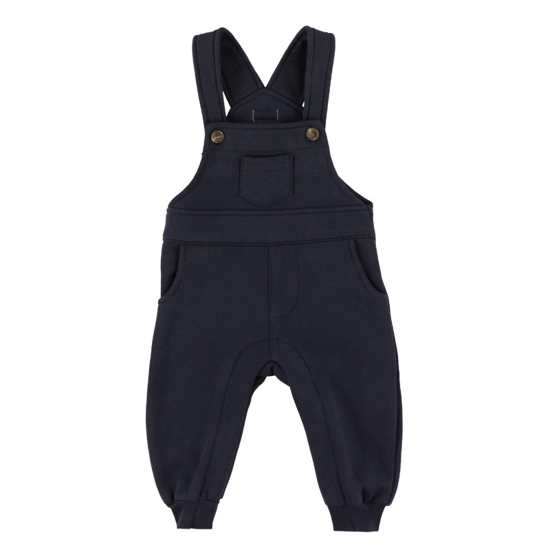 Navy Bear Overalls 3-24 months