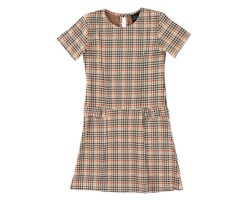 Mélodie Check Dress, 7-14 years