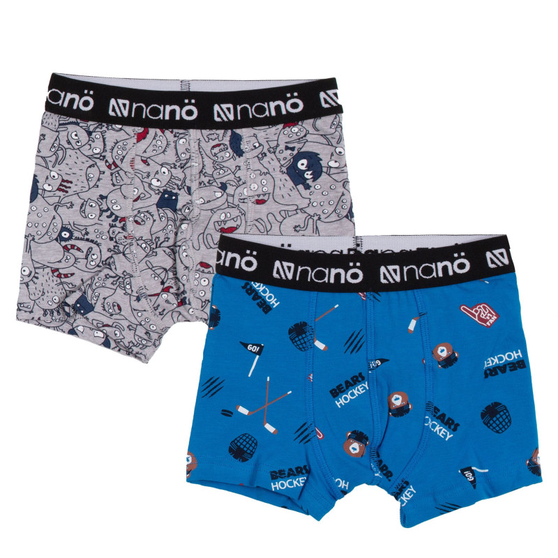 Nanö Boxers Ensemble de 2 Monstres 2-12ans