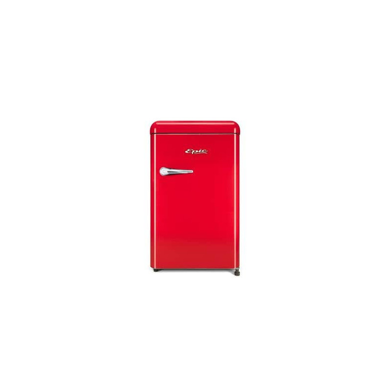 22" Retro Freestanding Compact Refrigerator, Counter Depth, 4 cu.ft., Red, Epic ECRR43RED