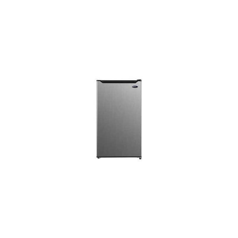 19" Freestanding Compact Refrigerator, 3 cu.ft., Stainless Steel, Danby DCR033B2SLM