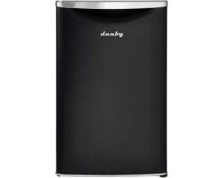 Danby DAR044A6MDB 21" Contemporary Classic Freestanding Right-Hand Reversible Compact Refrigerator, 4 cu.ft., Black