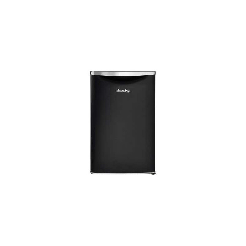 Danby DAR044A6MDB 21" Contemporary Classic Freestanding Right-Hand Reversible Compact Refrigerator, 4 cu.ft., Black