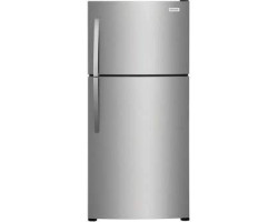 Frigidaire FFHT2022AS 30" 20 cu. ft. Freestanding Right Hinge Refrigerator with Top Freezer, Stainless Steel