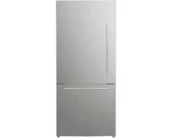 30" Freestanding Bottom Freezer Refrigerator, 18 cu. ft., Stainless Steel, Marathon MFF179SSBM-LH