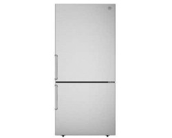 31" Freestanding Refrigerator Freezer, Counter Depth, 18 cu.ft., Stainless Steel, Bertazzoni REF31BMFXNV