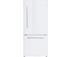 30" Freestanding Bottom Freezer Refrigerator, 18 cu. ft., White, Marathon MFF179WBM-RH