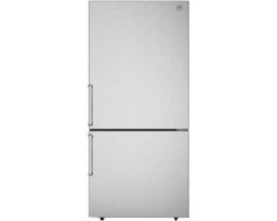 31" Upright Reversible Bottom Freezer Refrigerator, Counter Depth, 18 cu.ft., Stainless Steel, Bertazzoni REF31BMFIXNV