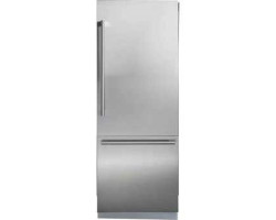 30" Fully Integrated Bottom Freezer Refrigerator, 16 cu. ft., Stainless Steel, Blomberg BRFB1920SS