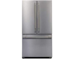 36" Freestanding French Door Refrigerator, Counter Depth, 20 cu. ft., Stainless Steel, Fulgor Milano FM4FBM36SS