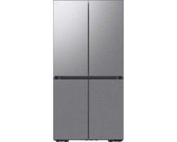 36" Freestanding French Door Refrigerator with Beverage Center, 29 cu. ft., Stainless Steel, Samsung RF29DB9600QLAA