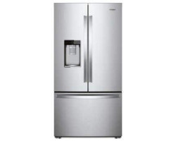 36" Freestanding French Door Refrigerator Freezer, Counter Depth, 24 cu.ft., Stainless Steel, Whirlpool WRFC9636RZ