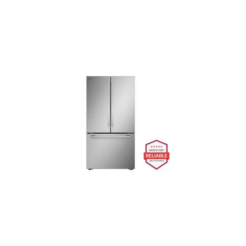 36" Freestanding French Door Refrigerator Freezer, 27 cu. ft., Stainless Steel, LG Studio SRFB27S3