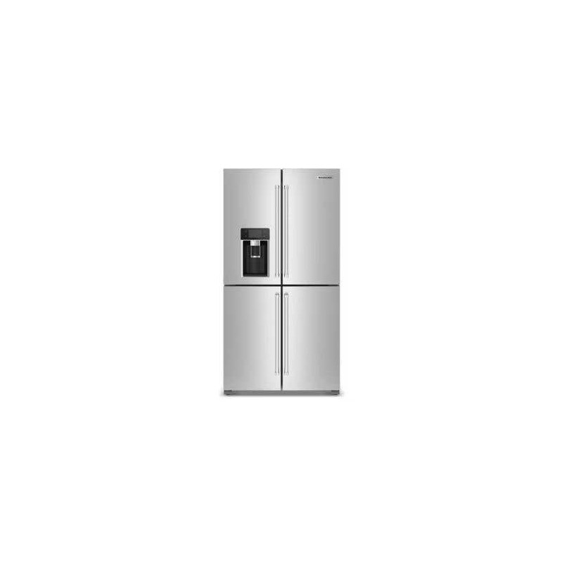 36" Freestanding French Door Refrigerator, Counter Depth, 19 cu. ft., Stainless Steel, KitchenAid KRQC736RPS