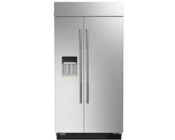 42" Built-In Side-by-Side Refrigerator with External Ice and Water Dispenser, Counter Depth, 26 cu. ft., Panel Ready, JennAir J