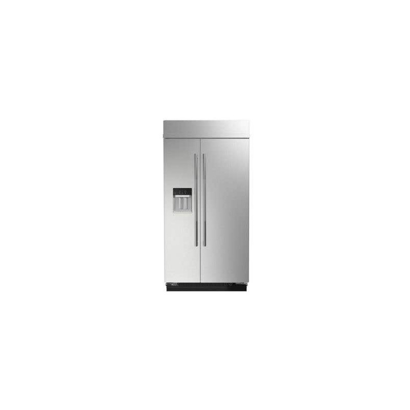 42" Built-In Side-by-Side Refrigerator with External Ice and Water Dispenser, Counter Depth, 26 cu. ft., Panel Ready, JennAir J