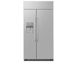 42" Side-by-Side Counter-Depth Refrigerator, 24 cu. ft., Stainless Steel, Dacor DRS425300SR/DA