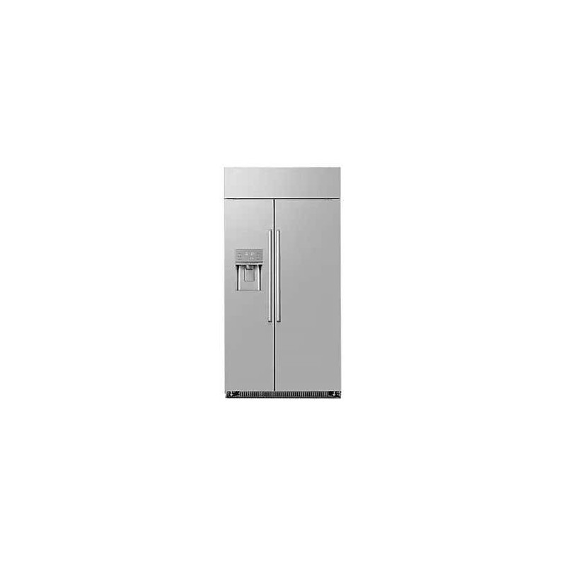 42" Side-by-Side Counter-Depth Refrigerator, 24 cu. ft., Stainless Steel, Dacor DRS425300SR/DA