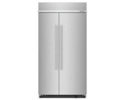 42-inch, 26 cu. ft. Built-In Side-by-Side Refrigerator, Stainless Steel with Print Shield Finish, KitchenAid KBSN702MPS