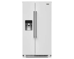 36" 25 cu. ft. Freestanding Side-by-Side Refrigerator, White, Maytag MRSF4036PW